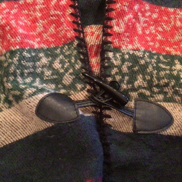 Poncho - rustic colors, one size fits all, excellent condition - Picture 2 of 4